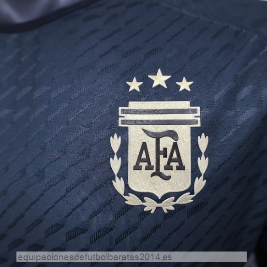 Nuevo Especial Jugadores Camiseta Argentina 2024 Negro Verde Baratas